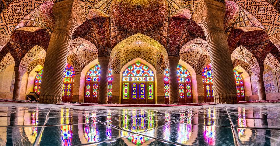 مسجد نصیر الملک یکی از زیباترین مساجد شیراز